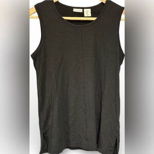 MAX STUDIO WOMAN BLACK TANK TOP MADE IN PERU SIZE XS NWT